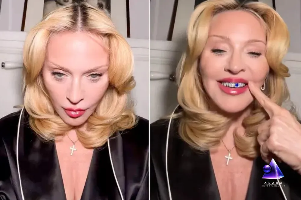 مادونا با جواهرات لاجوردی و الماس‌نشان تیک‌تاک را تسخیر کرد!