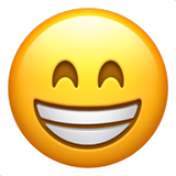 beaming face with smiling eyes 1f601