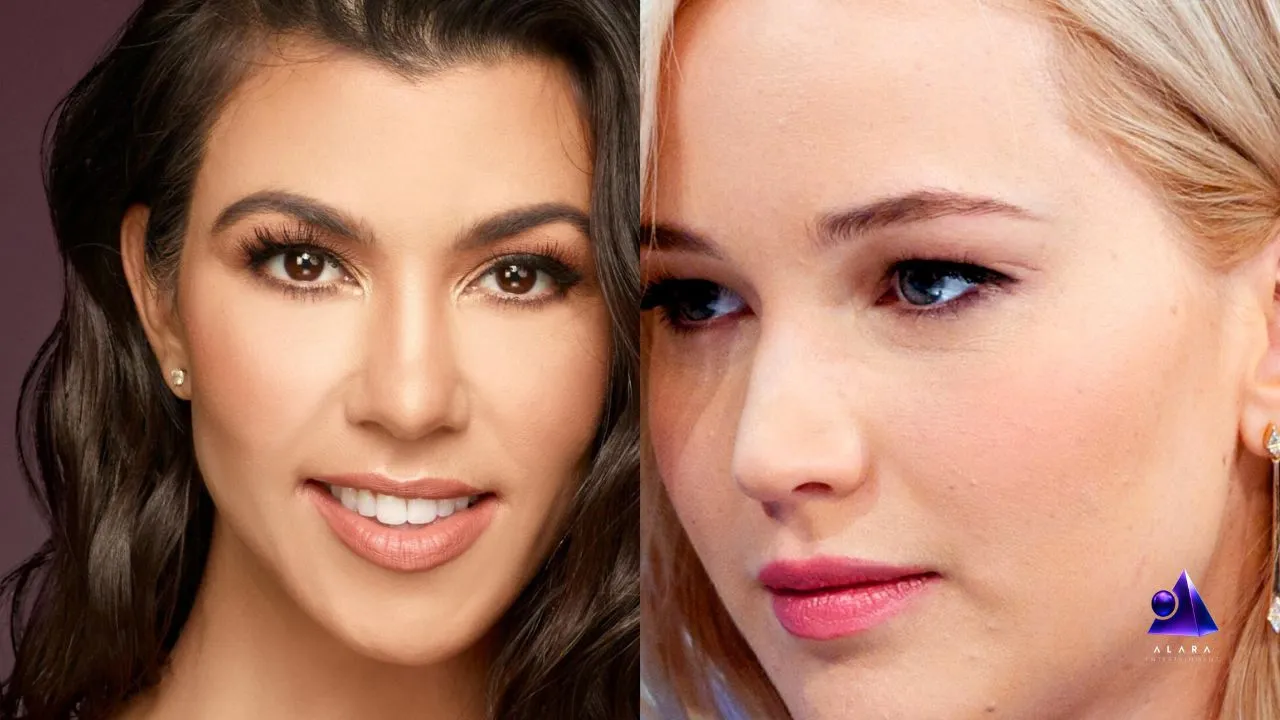 جنیفر لارنس در مقابل کورتنی کارداشیان