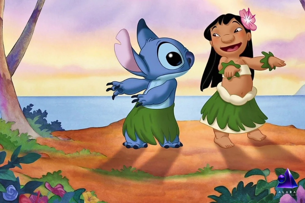 انیمیشن خنده دار لیلو و استیچ