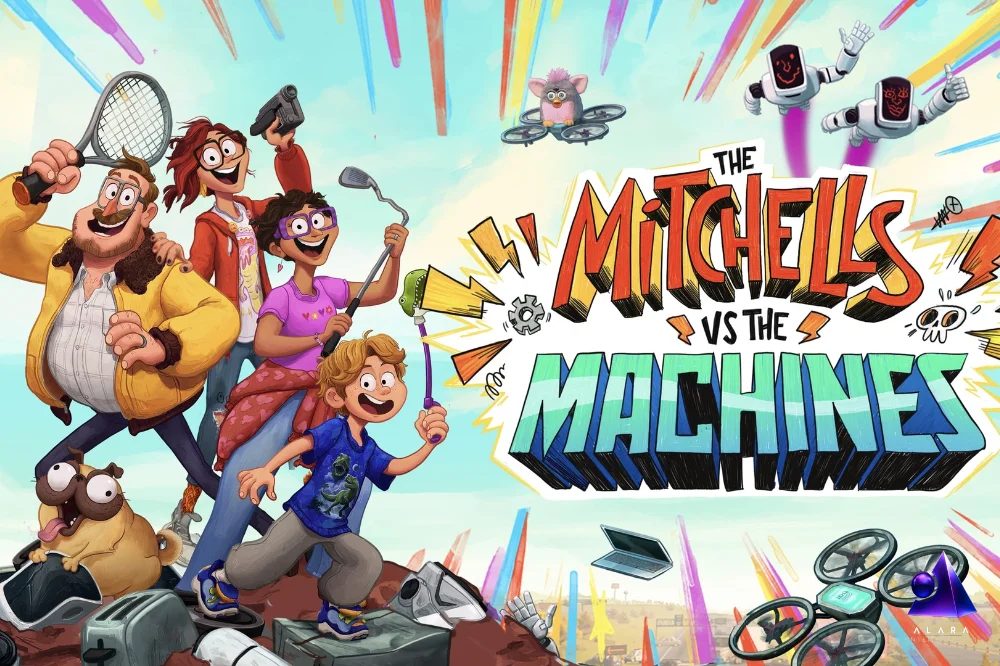 انیمه های خنده دار کمدی: میچل‌ها در برابر ماشین‌ها