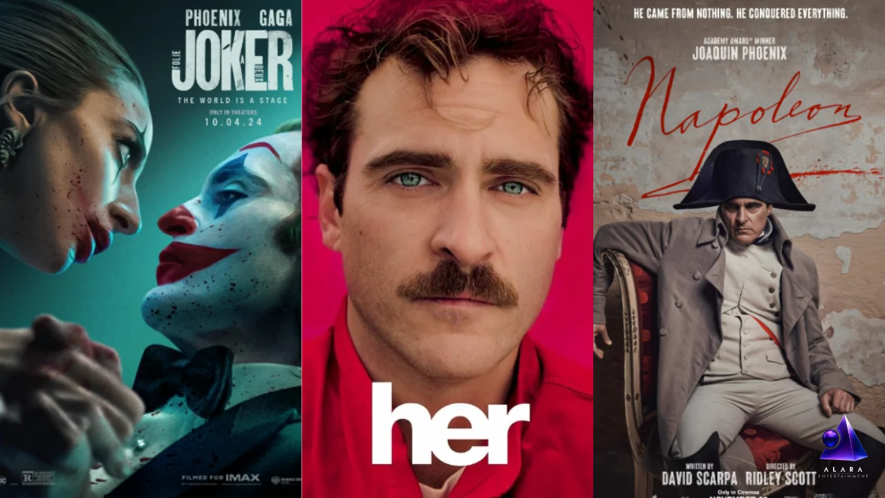 رتبه‌بندی بهترین فیلم‌های واکین فینیکس ۲۰۲۵: از her تا جوکر ۲