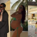 رونمایی ریحانا از دوران بارداری‌اش با عکس‌های بیکینی و زیورآلات