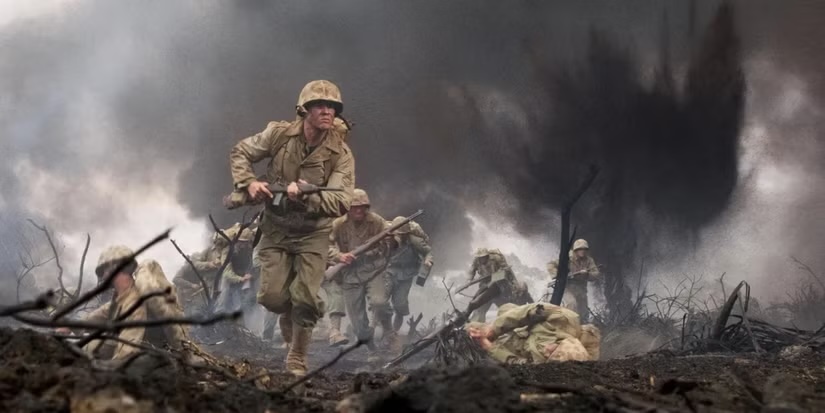 ۱۰ سریال جنگی که حتما باید ببینید 8 ۷. پاسیفیک (The Pacific) – ۲۰۱۰